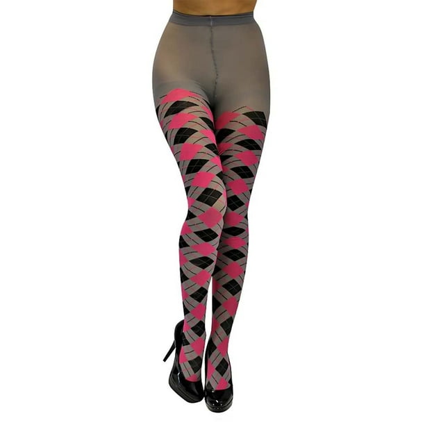 Striped Argyle Sheer Multi-color Design Pattern Tights Fashion Stockings Hose OS Striped Argyle Sheer Multi-color Design Pattern Tights Fashion Stockings Hose OS